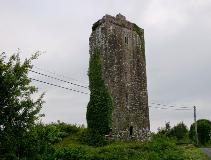 Cloondooan Castle/Boston Castle, Boston, County Clare, Ireland, Ireland